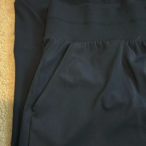 Lou & Grey Blue Track Pants with High-Waisted Design - Picture 4 of 5